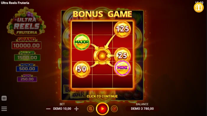 Ultra Reels Fruteria – zagon sobe Hold and Win